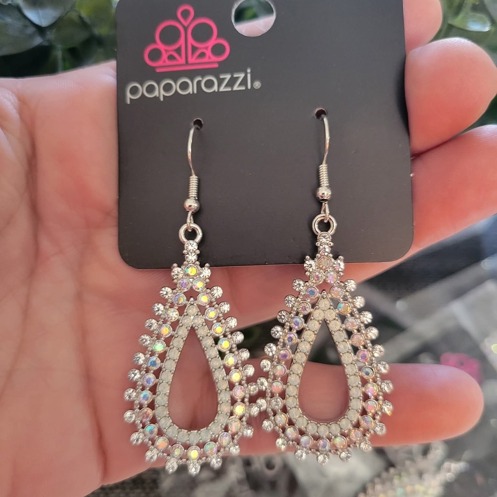 Paparazzi Iridescent Teardrop Earrings
